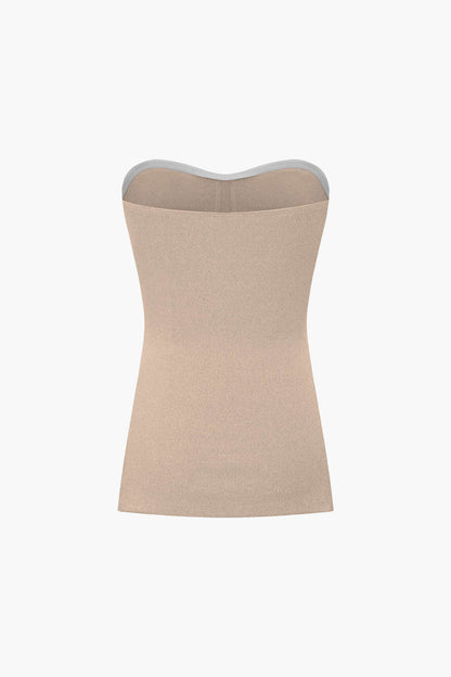 Elegantes Zweiteiler Set mit Bustier Top und Shorts Damen