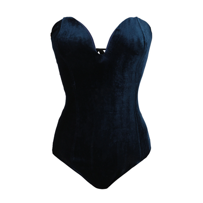 Bodysuit Damen Glitzer Sexy Abendkleid