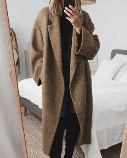Langmantel Damen Winter Warm Gemütlich