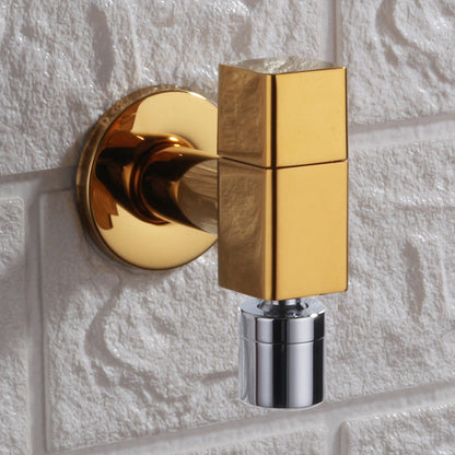 Wand-Wasserhahn Rund Modern Massiv-Messing Badezimmer