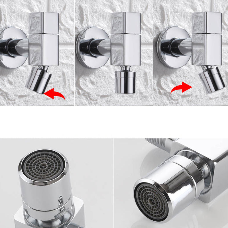 Wand-Wasserhahn Rund Modern Massiv-Messing Badezimmer
