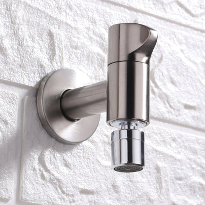 Wand-Wasserhahn Rund Modern Massiv-Messing Badezimmer