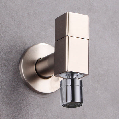 Wand-Wasserhahn Rund Modern Massiv-Messing Badezimmer