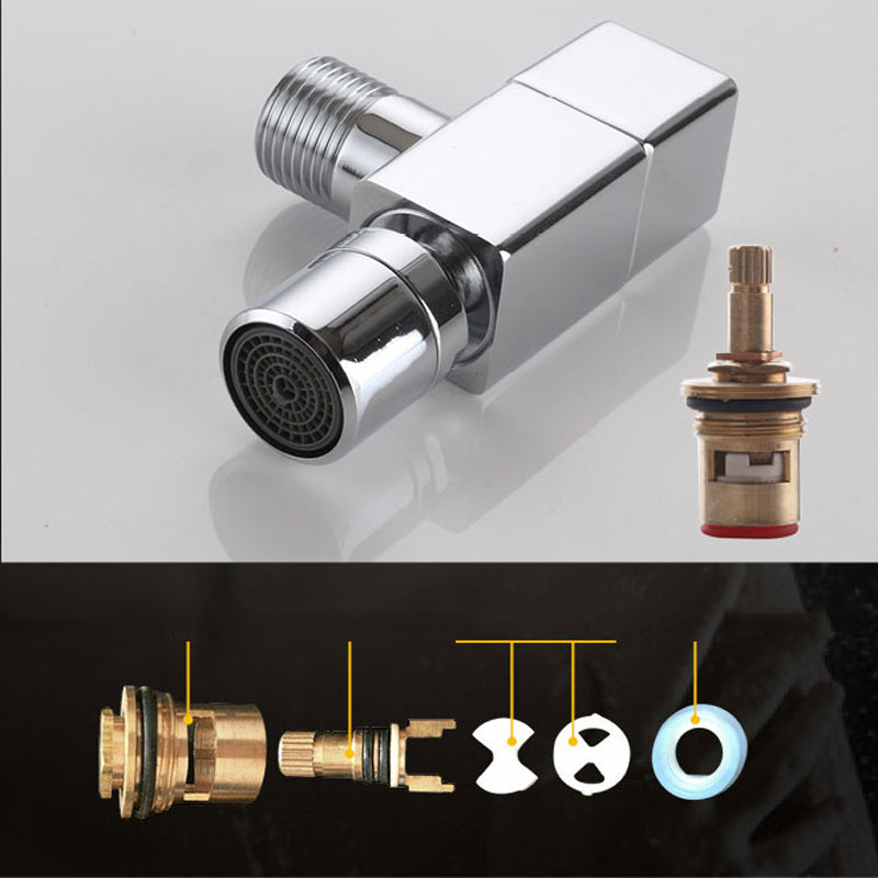 Wand-Wasserhahn Rund Modern Massiv-Messing Badezimmer