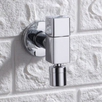 Wand-Wasserhahn Rund Modern Massiv-Messing Badezimmer