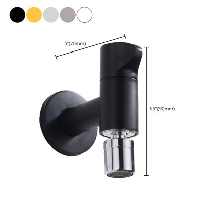 Wand-Wasserhahn Rund Modern Massiv-Messing Badezimmer