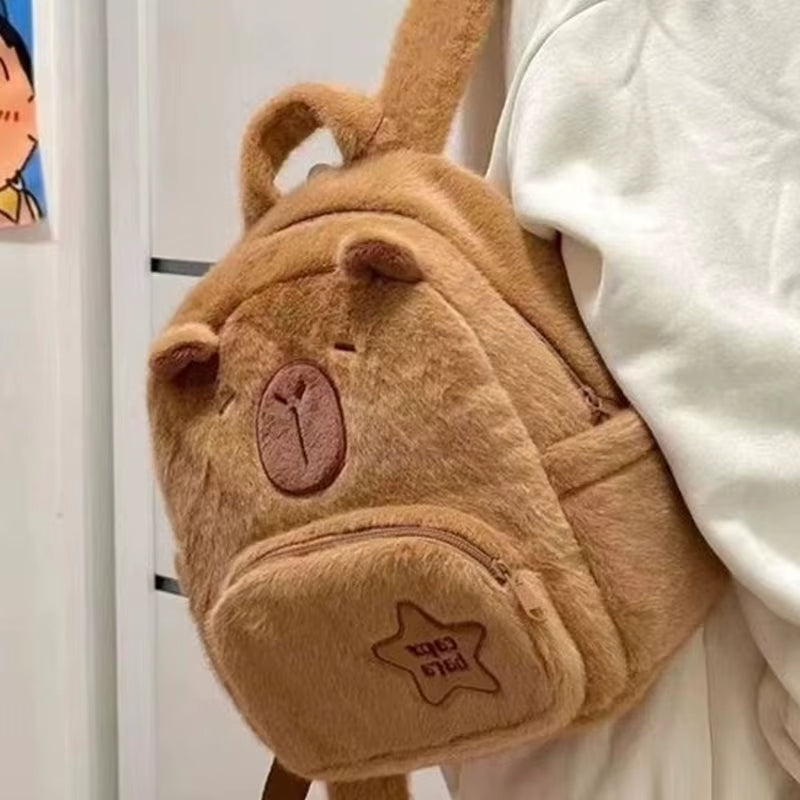Süßer Kinder Rucksack Plüsch Capybara Lustig