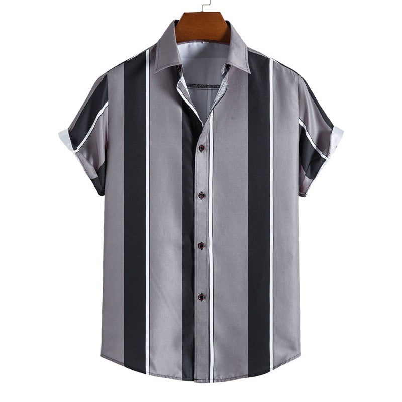 Herren Hemd Retro Style Freizeitshirt Casual