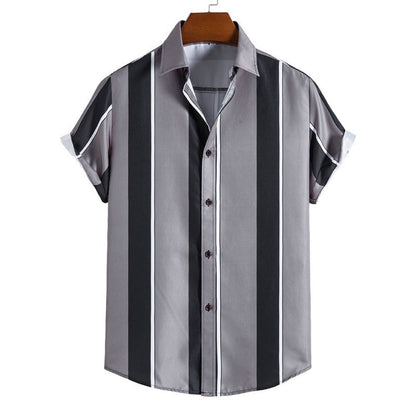 Herren Hemd Retro Style Freizeitshirt Casual