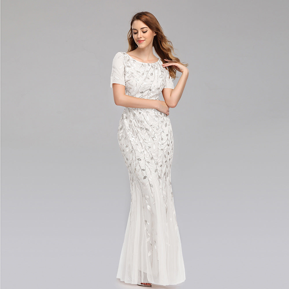 BerlinGlamour Spitzen-Abendkleid