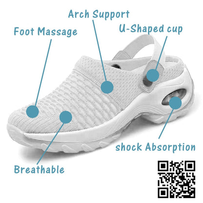 Damen Gleitschuhe Orthopädisch Komfortabel Bequem