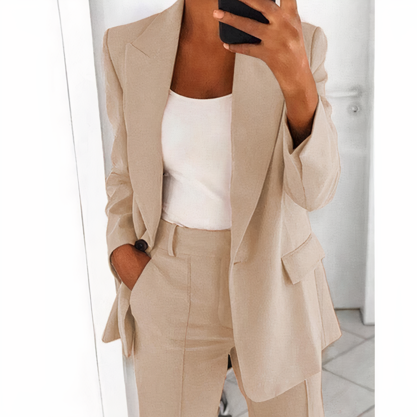 Business Blazer Set Jacke Hose Anzug