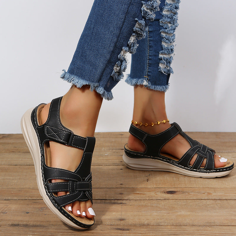 Damen Schuhe Orthopädisch Klettverschluss Komfortsohle