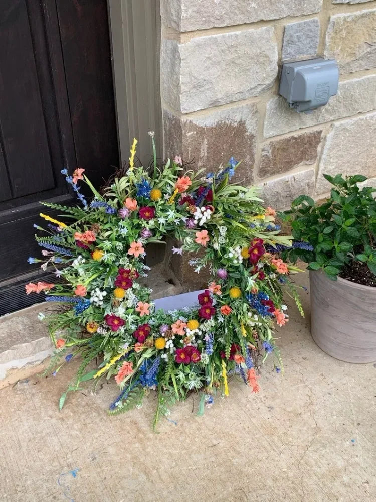 Texas Blumenkranz Handgemacht Wildblumen Schmuck