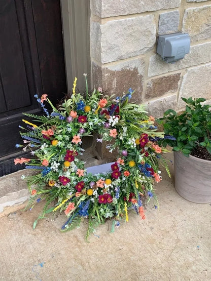 Texas Blumenkranz Handgemacht Wildblumen Schmuck