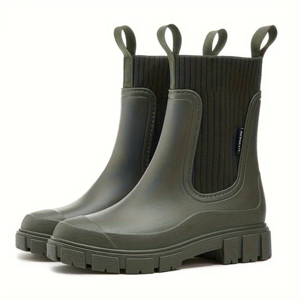 Gummistiefel Damen Stilvoll Regenstiefel Trendy