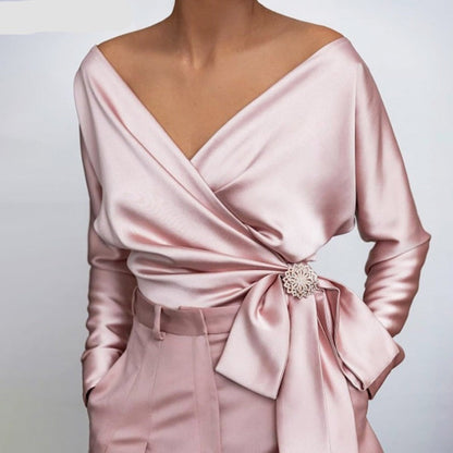 Elegante Seidenbluse Damen Bluse