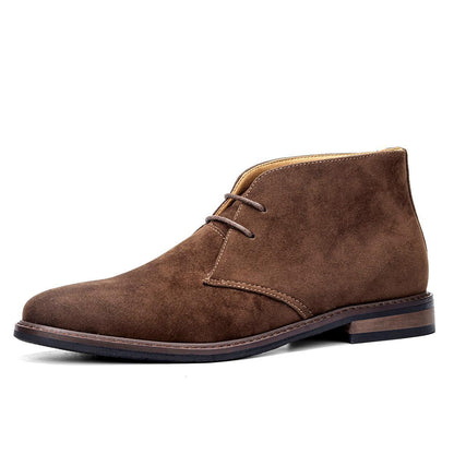 Herren Desert BootsVintage Leder Braun