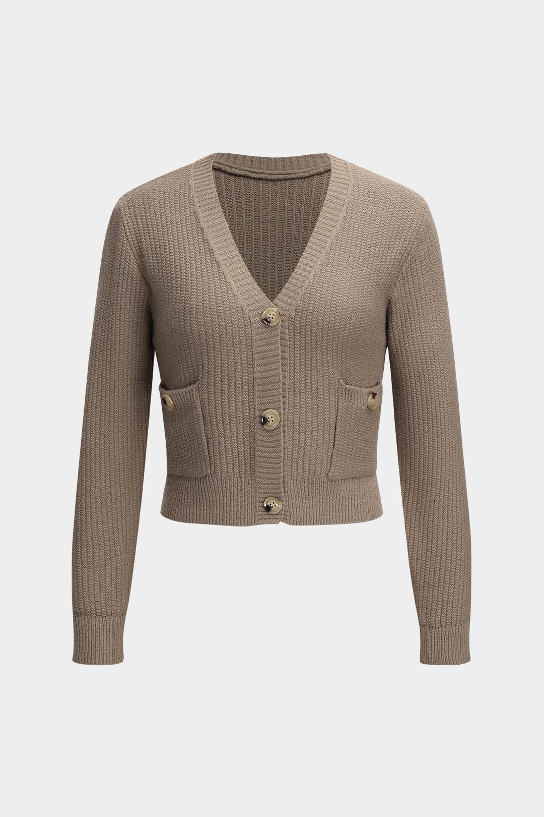 Damen Strick Dreiteiler Set Cardigan Rock Oberteil