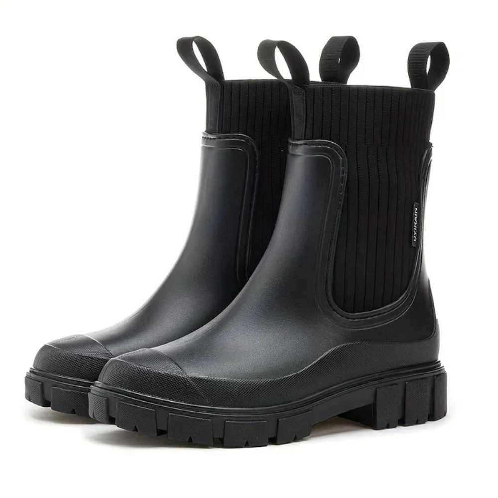 Gummistiefel Damen Stilvoll Regenstiefel Trendy - BerlinGlamour