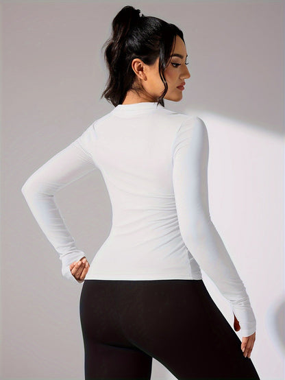 Sportjacke Damen Langarm Lässig Modern