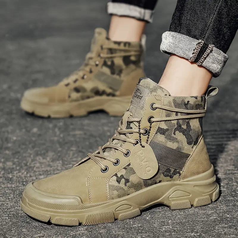 Taktische Stiefel Herren Tarnmuster Outdoor - BerlinGlamour