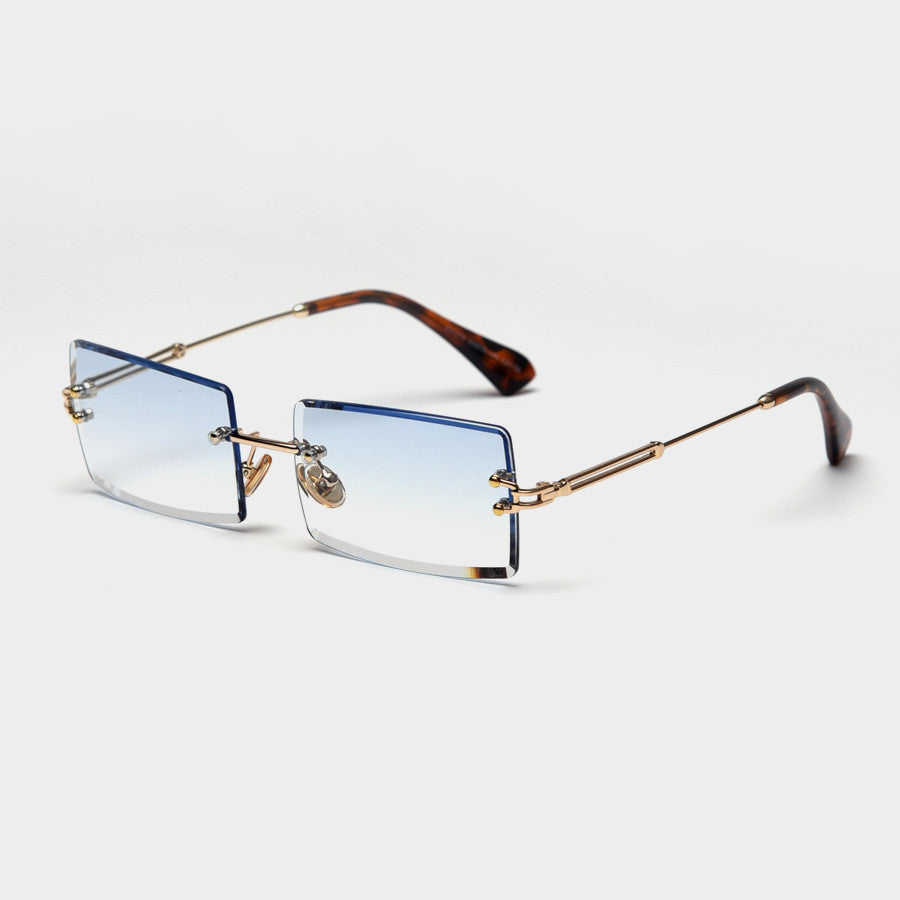 Modische Retro Sonnenbrille Rechteckig Damen