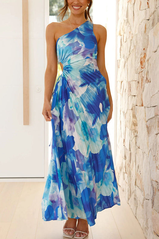 Elegantes Asymmetrisches Maxikleid Sommer - BerlinGlamour