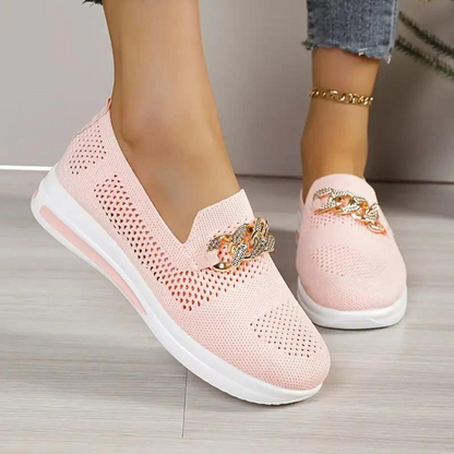 Damenschuhe Sneaker Atmungsaktiv Sportlich