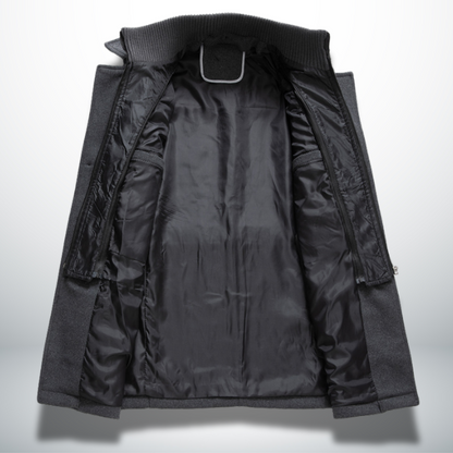 Herren Mantel Smart Casual Knopfverschluss Modern