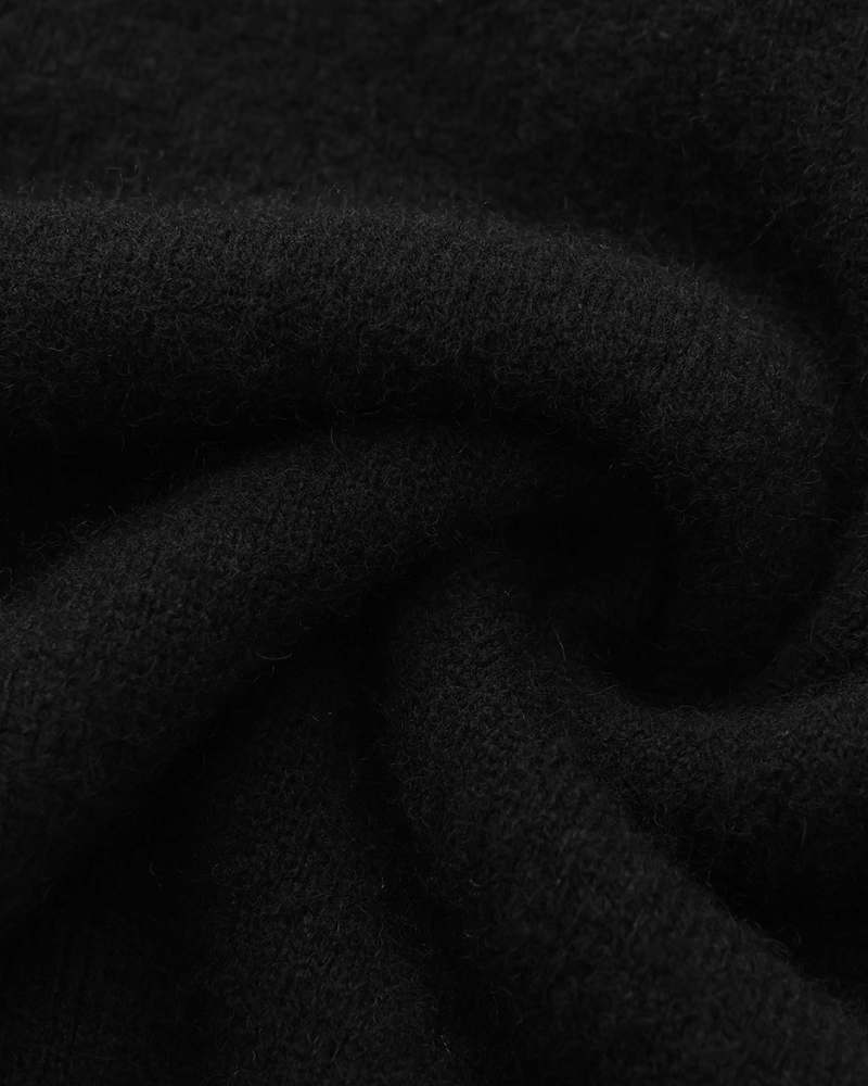 Herren Kaschmirpullover Luxus Polokragen Warm