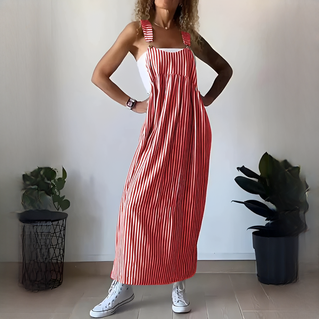 Elegantes Damen Sommerkleid Lang Kleid Modern
