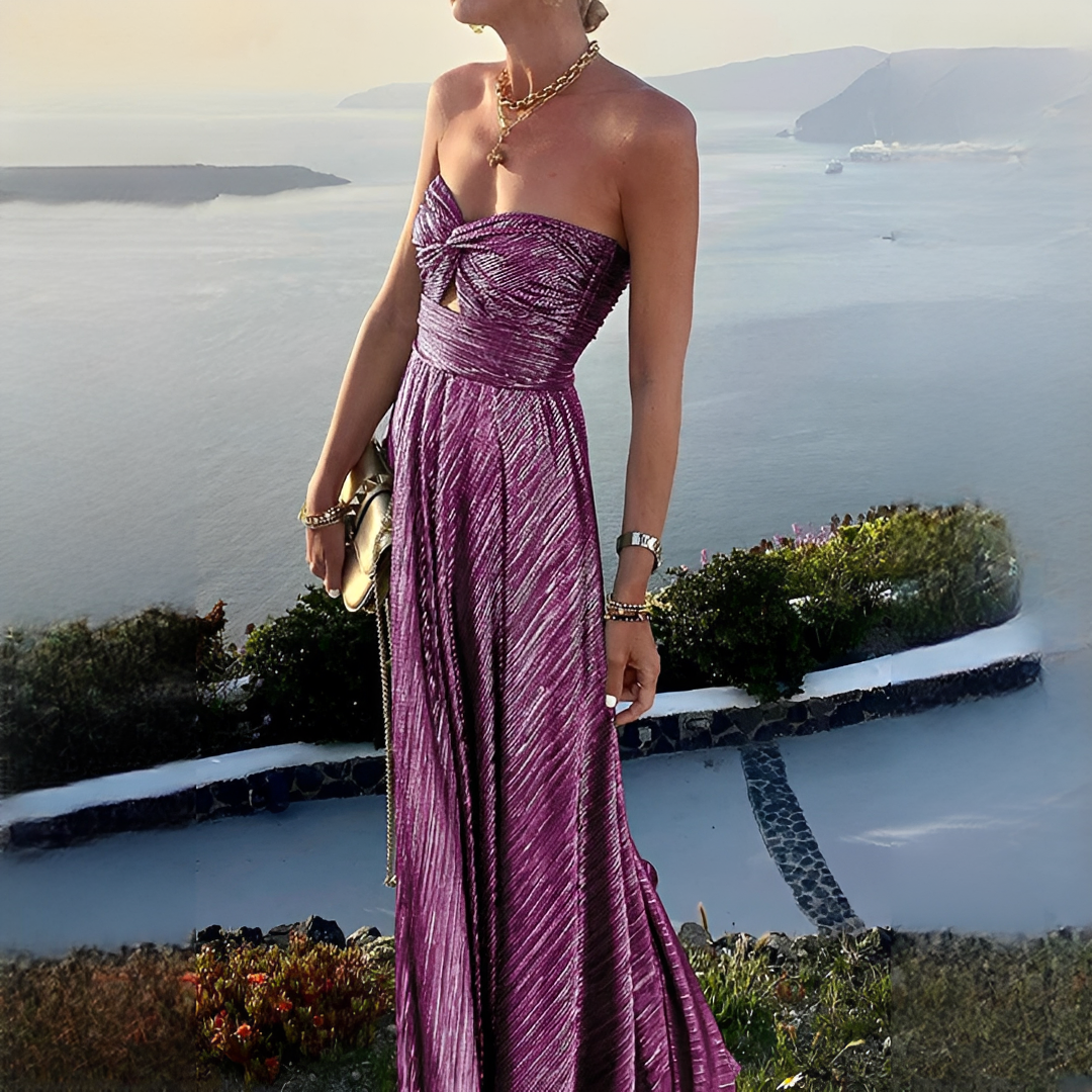 Elegantes Sommerkleid Damen Kurz Modisch