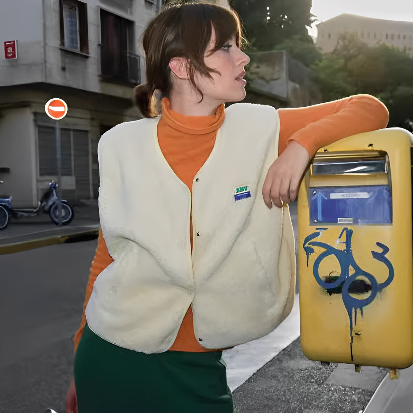 Gewebter Damen-Cardigan Offen Strick Modern