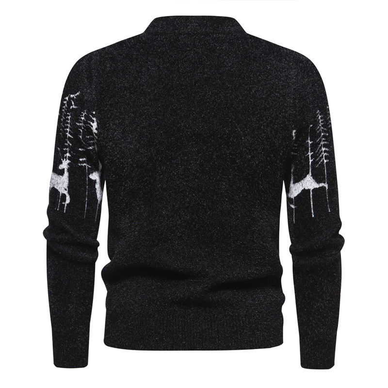 Weihnachtspullover Herren Warm Modern Christmas