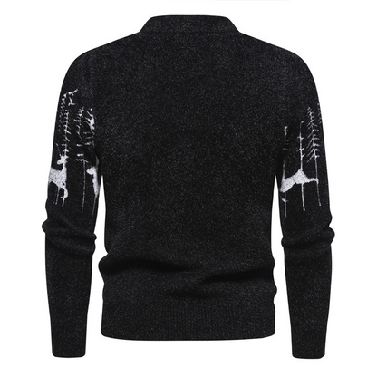 Weihnachtspullover Herren Warm Modern Christmas