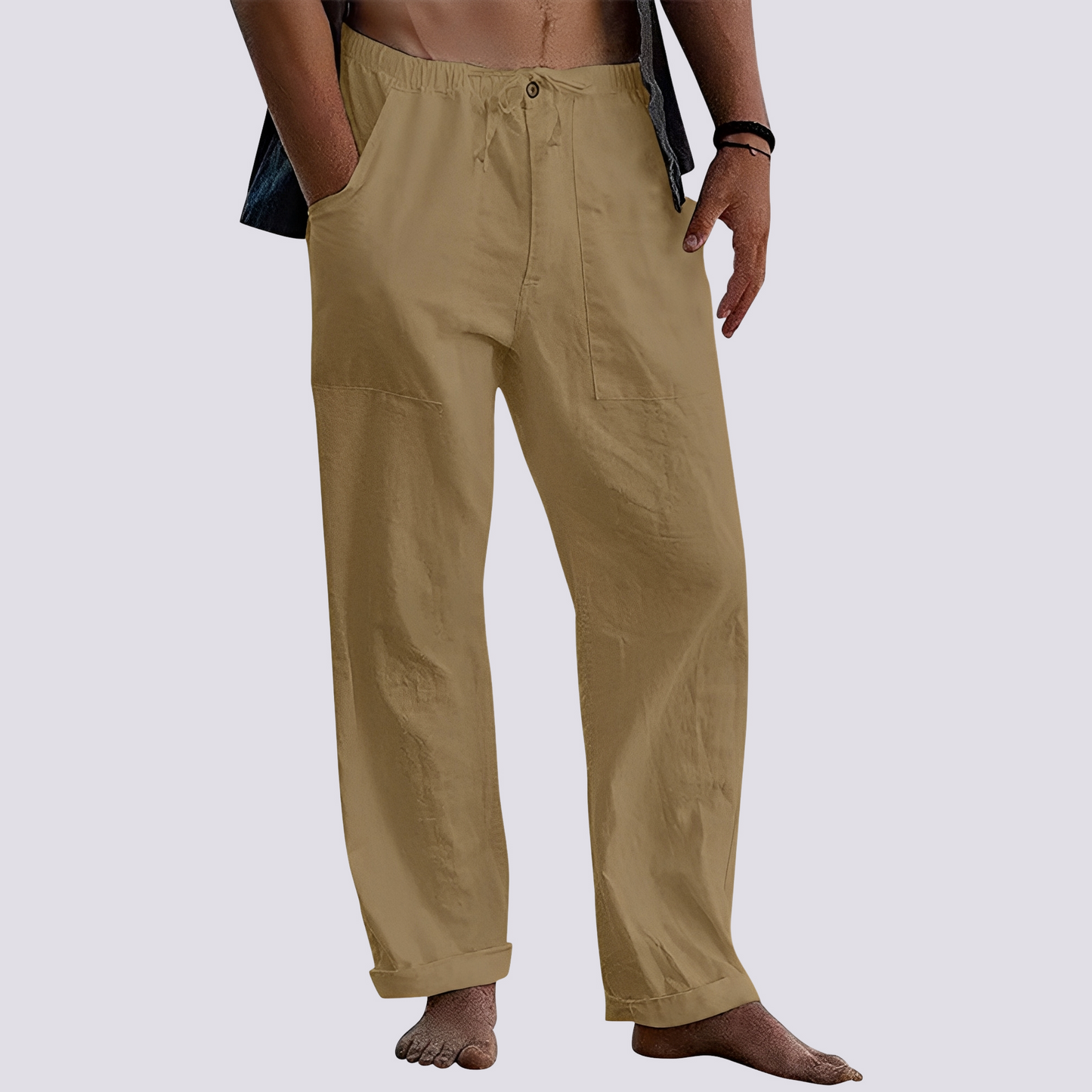 Bequeme Herrenhose Freizeit Hose Komfortabel