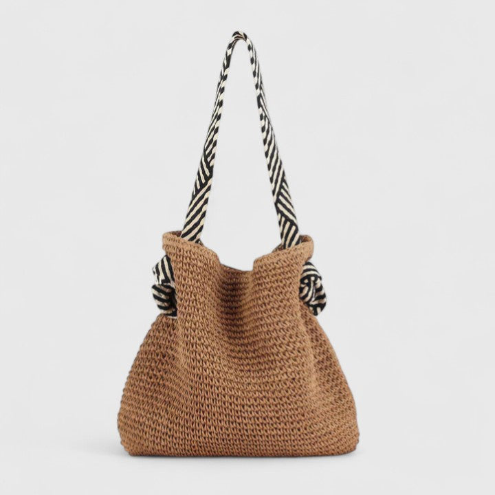 Schultertasche Damen Boho Stil Alltagstasche Lederoptik
