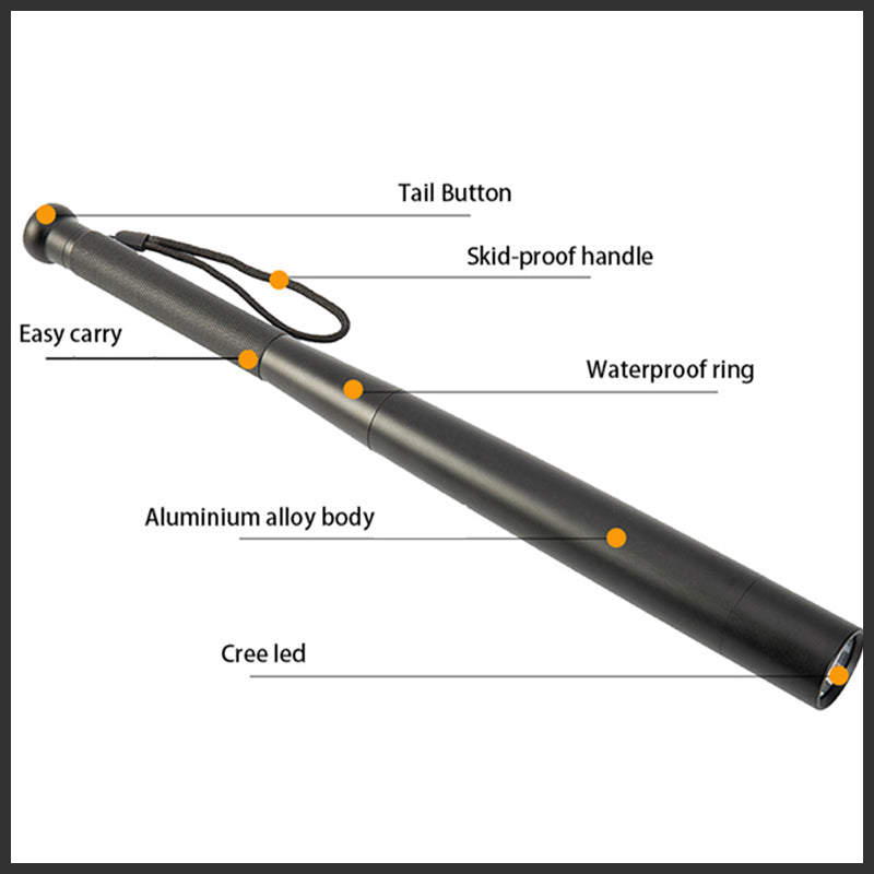 LED Taschenlampe Baseballschläger Design Robust