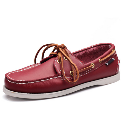 Herren Loafer Schuhe Bequem Schnürsenkel Ergonomisch