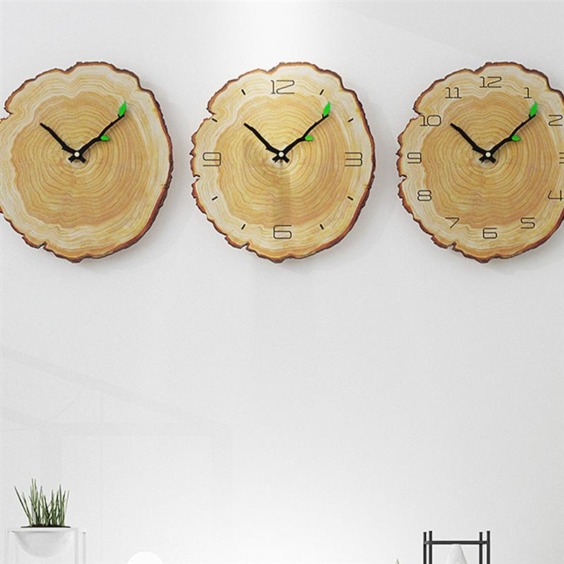 Holz Wanduhr Jahresringe Dekorativ Berlin