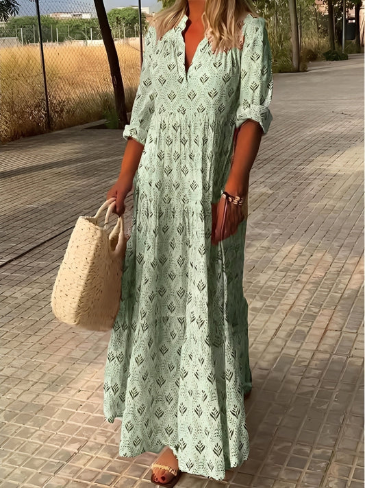 Lockeres Maxikleid Damen Modern Sommerkleid - BerlinGlamour