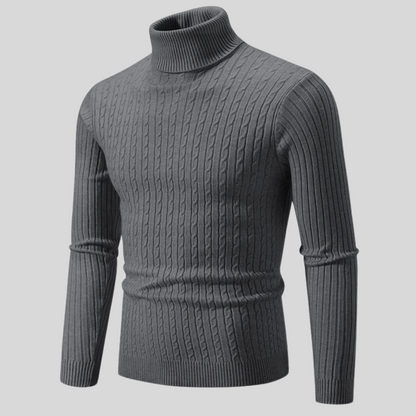 Stilvoller Rollkragenpullover Modern Warm