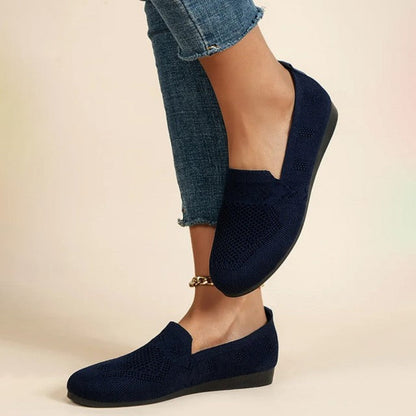 Blaue Sportschuhe Atmungsaktiv Netz Laufschuhe