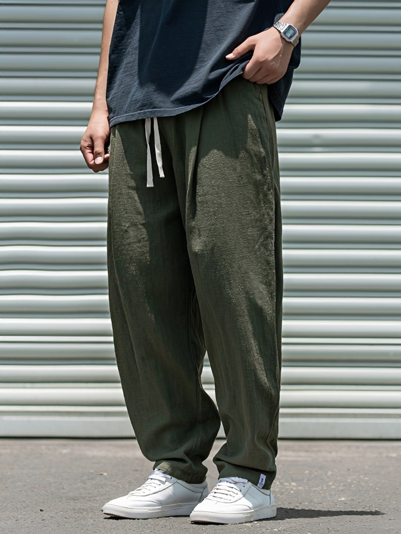 Herrenhose Gerade Geschnitten Bequem Weite