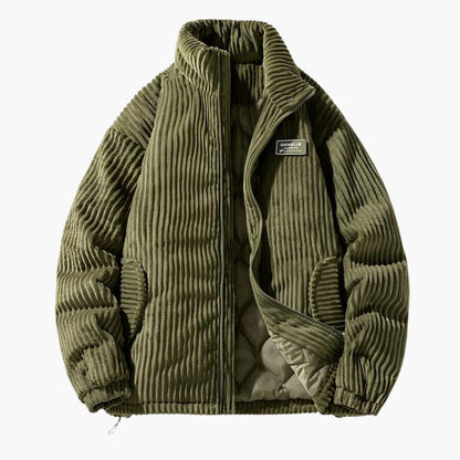 Herren Cordjacke Stilvoll Braun Modern