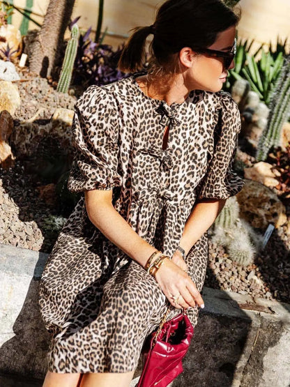 Chiara | Leoparden Kleid Zendoo.de