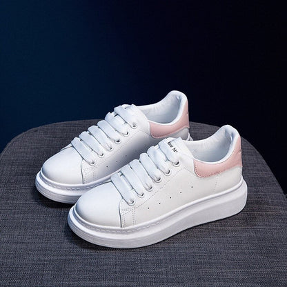 Sportliche Herbst Turnschuhe Hoch Plateau Damen