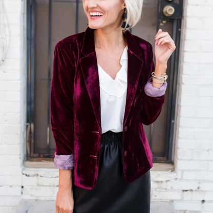 Damen Blazer Büro Chic Modern
