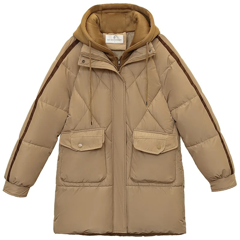 Langhaariger Steppmantel Stylish Warm